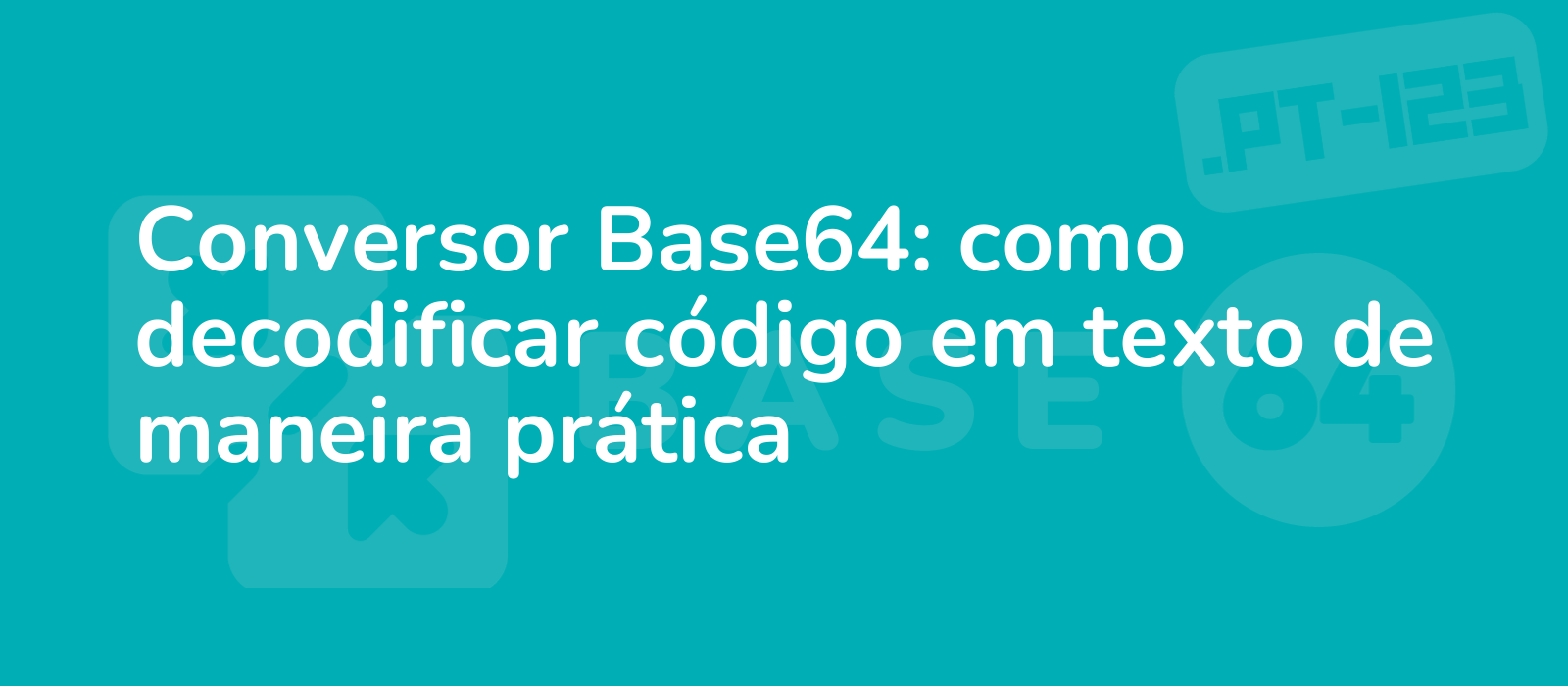 simple and practical representation of base64 converter decoding code into text with a minimalist design 4k resolution