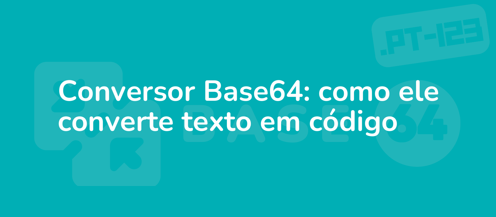 image depicts text transforming into a code symbolized by a base64 converter illustrating the process of converting text into code minimalistic design